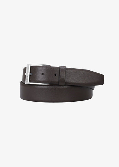 Ceinture BOSS marron foncé en cuir