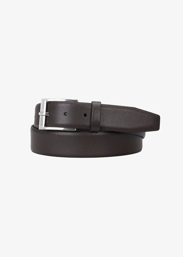 Ceinture BOSS marron foncé en cuir