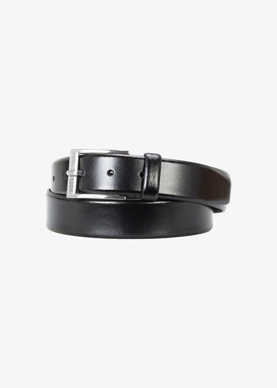 Ceinture BOSS noire en cuir