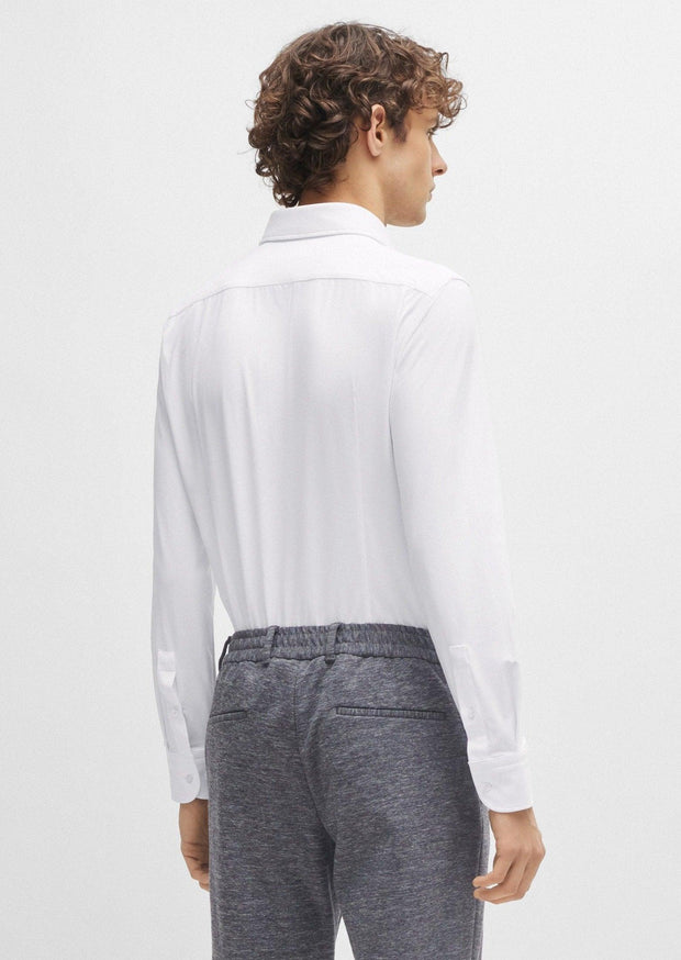 Chemise BOSS ajustée blanche
