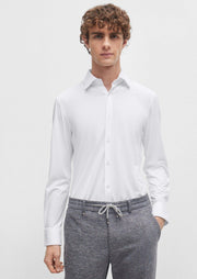 Chemise BOSS ajustée blanche