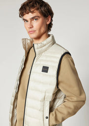 Doudoune sans manches BOSS beige