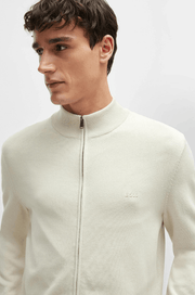 Gilet BOSS blanc cassé