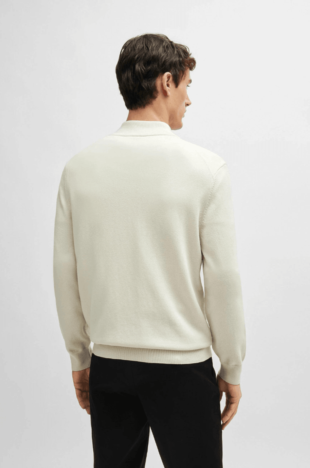 Gilet BOSS blanc cassé