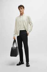 Gilet BOSS blanc cassé