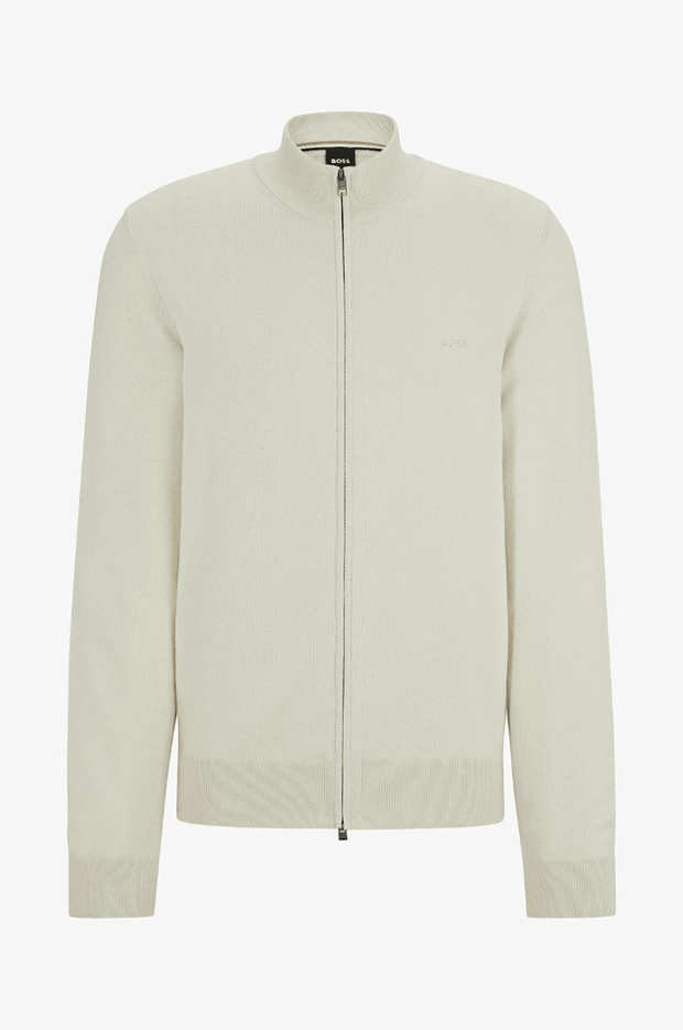 Gilet BOSS blanc cassé
