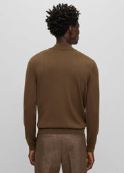 Gilet BOSS marron en laine