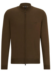 Gilet BOSS marron en laine