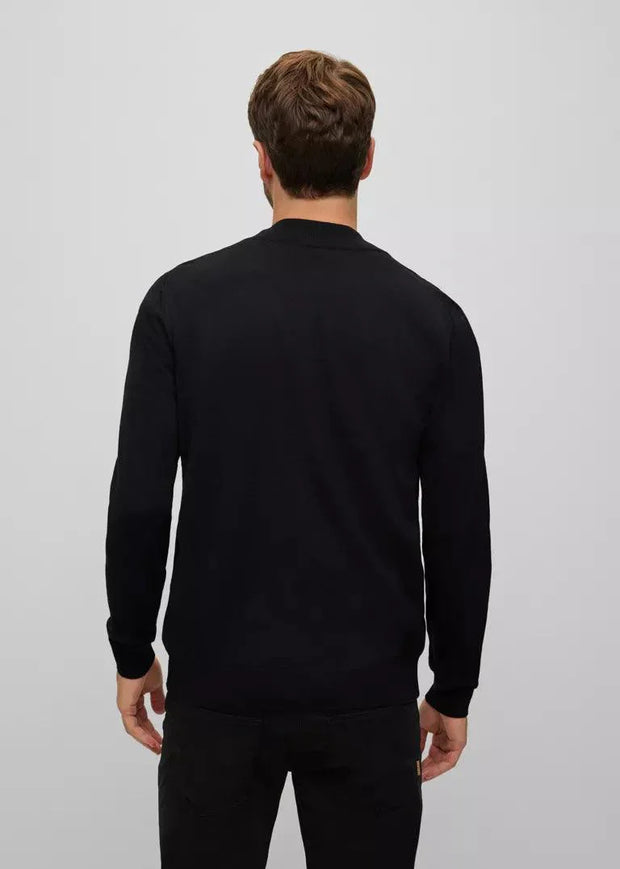 Gilet BOSS noir en laine