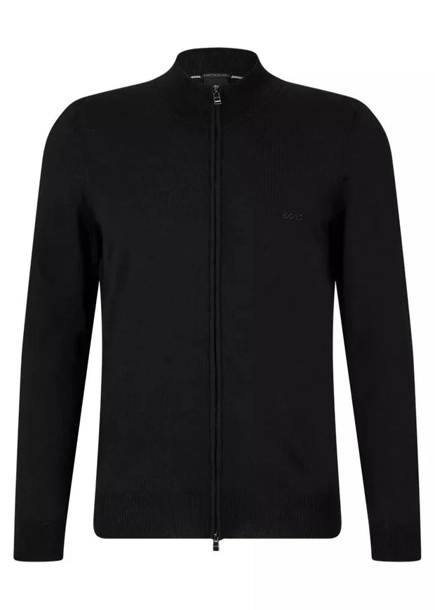 Gilet BOSS noir en laine