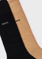 Lot de 2 paires de chaussettes BOSS beiges