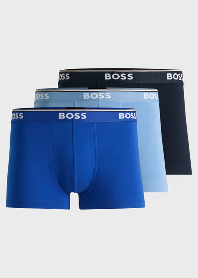 Lot de 3 boxers BOSS bleus