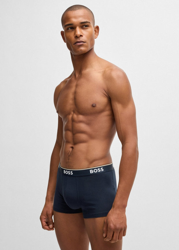 Lot de 3 boxers BOSS bleus