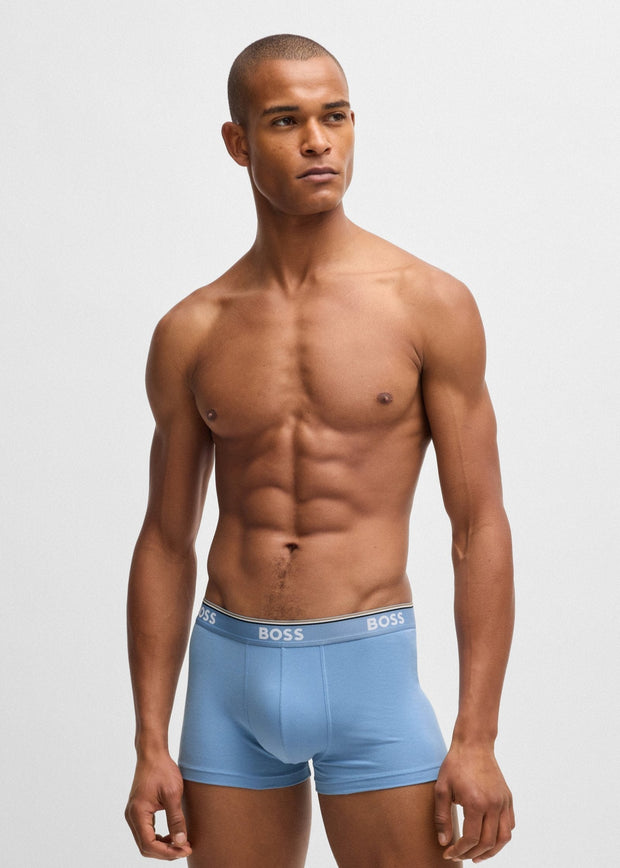 Lot de 3 boxers BOSS bleus