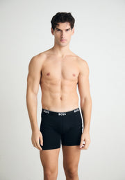 Lot de 3 boxers longs BOSS noirs
