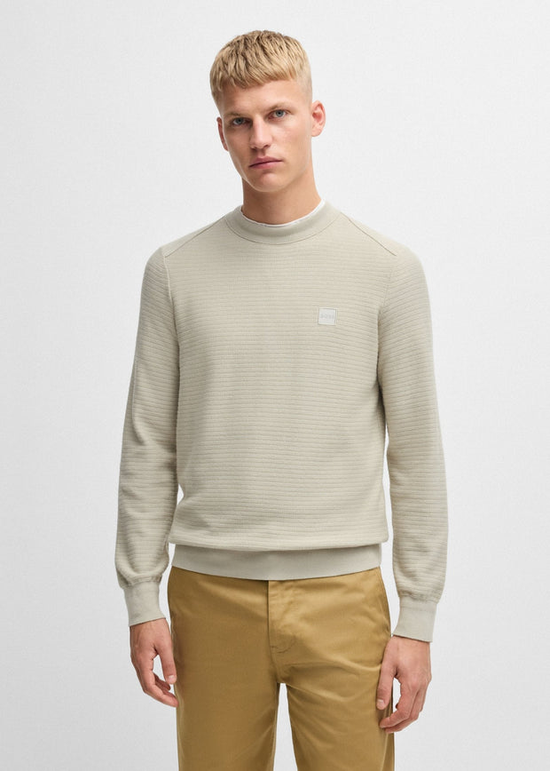 Pull BOSS beige en cachemire