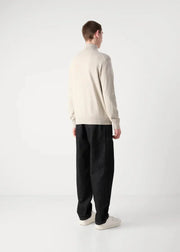Pull camionneur BOSS beige en cachemire