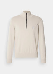 Pull camionneur BOSS beige en cachemire