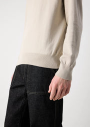 Pull camionneur BOSS beige en cachemire