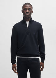 Pull camionneur BOSS marine en cachemire