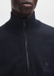 Pull camionneur BOSS marine en cachemire