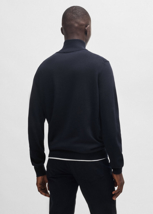 Pull camionneur BOSS marine en cachemire