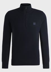 Pull camionneur BOSS marine en cachemire