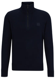 Pull camionneur BOSS marine en cachemire