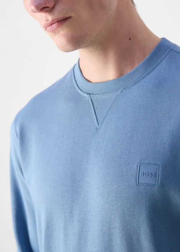 Sweat BOSS bleu