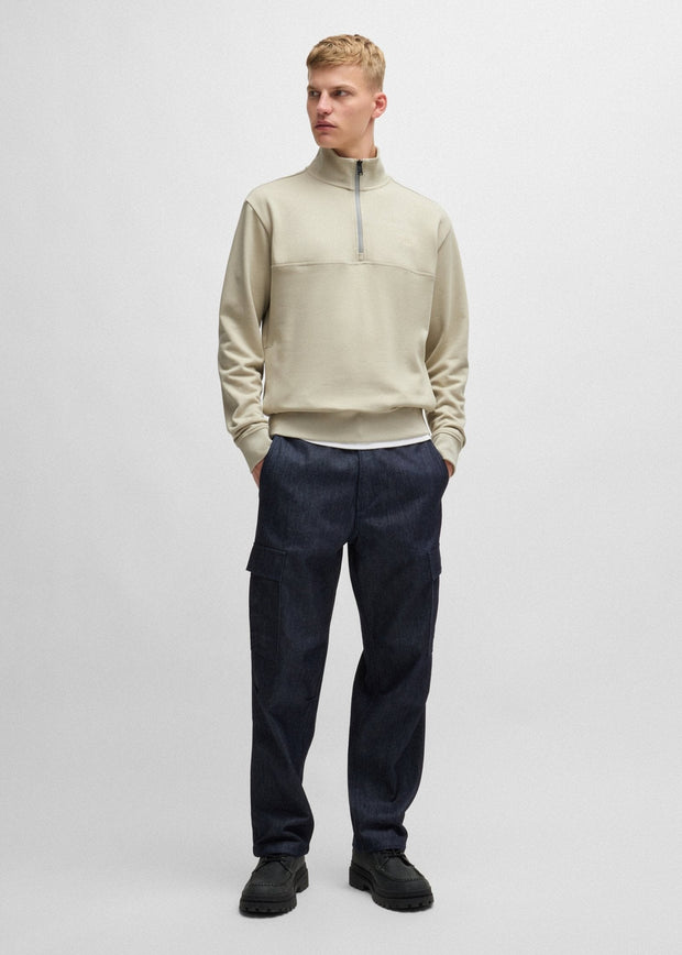 Sweat camionneur BOSS beige