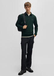 Sweat camionneur BOSS vert foncé