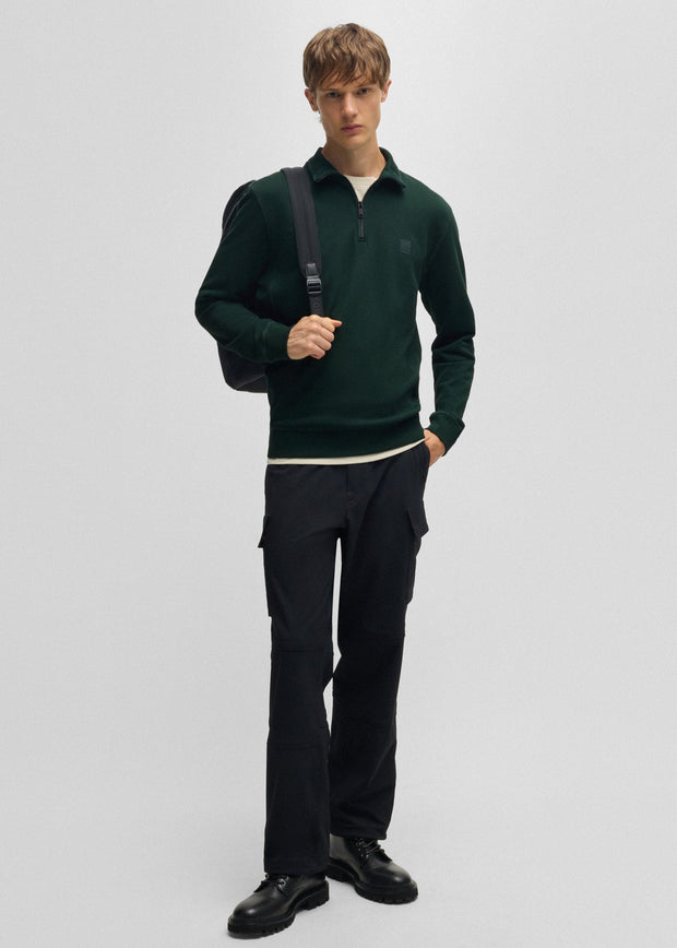 Sweat camionneur BOSS vert foncé