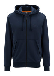 Sweat zippé à capuche BOSS marine