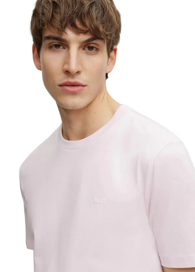 T-Shirt BOSS rose clair