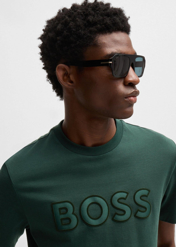 T-Shirt BOSS vert