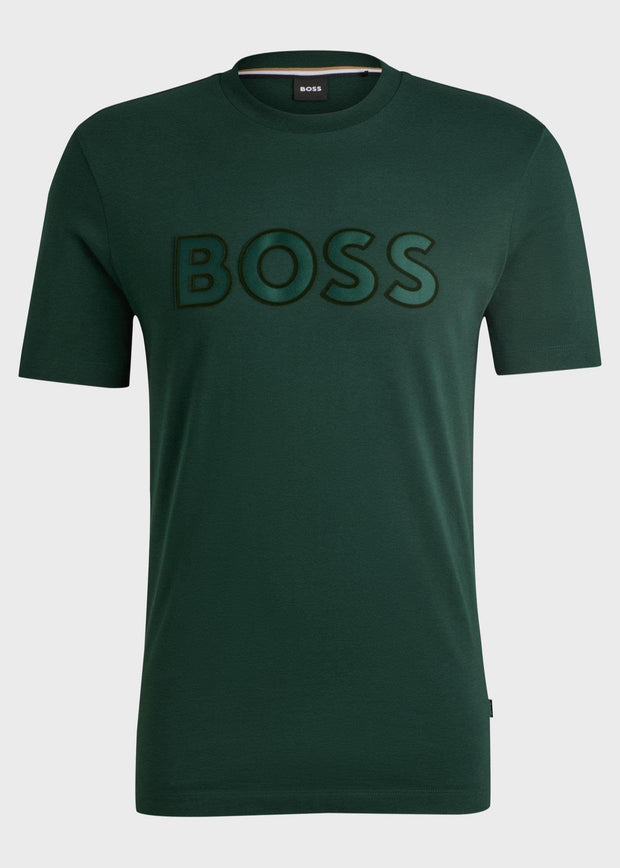 T-Shirt BOSS vert