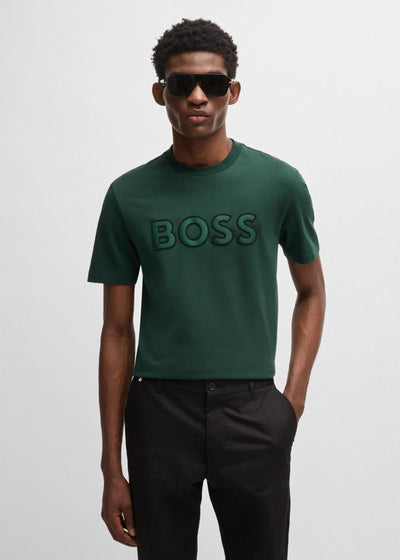 T-Shirt BOSS vert