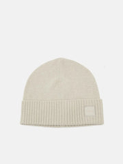 Bonnet BOSS beige en laine