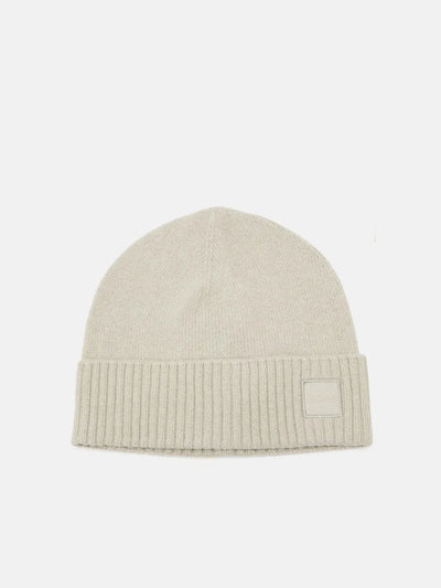 Bonnet BOSS beige en laine