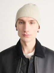Bonnet BOSS beige en laine
