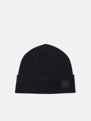 Bonnet BOSS marine en laine