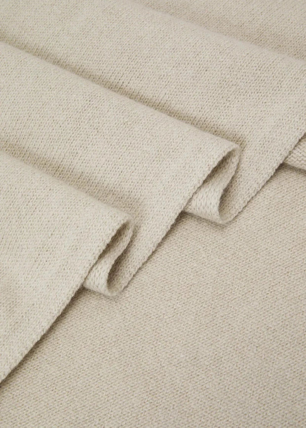 Echarpe BOSS beige en laine