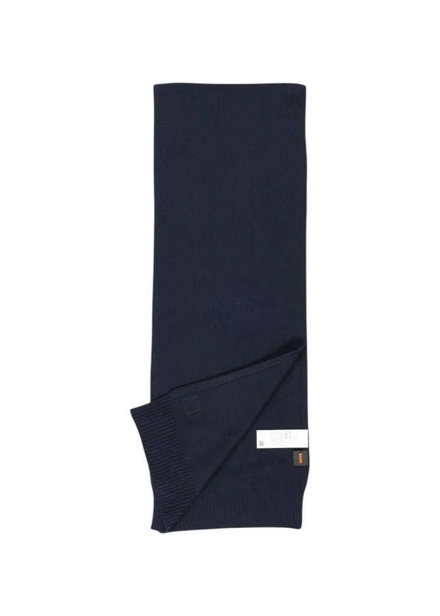 Echarpe BOSS marine en laine