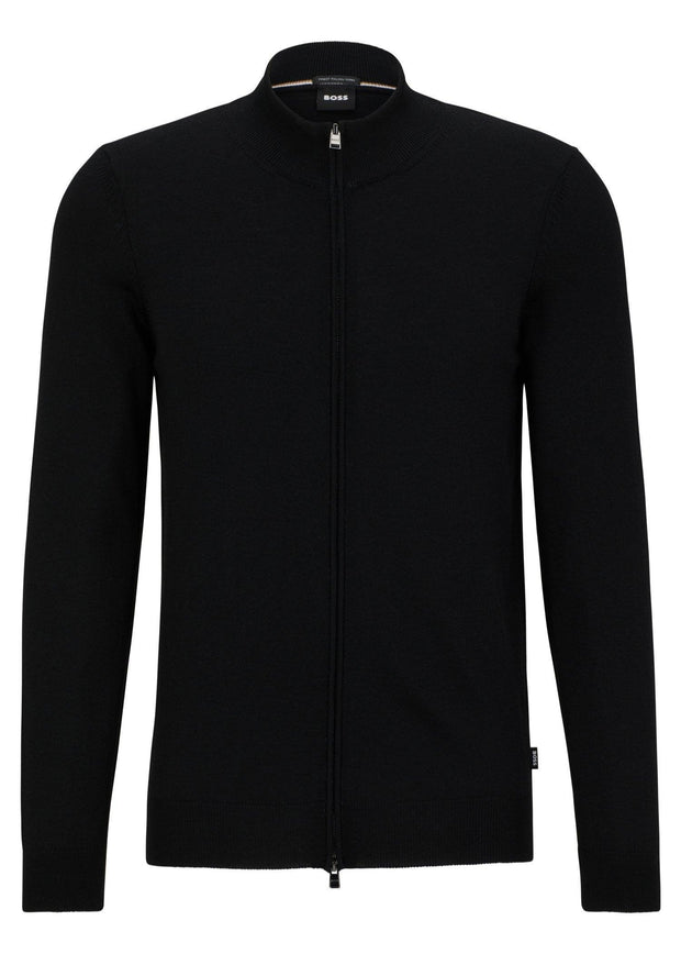 Gilet BOSS noir en laine
