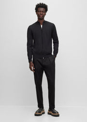 Gilet BOSS noir en laine