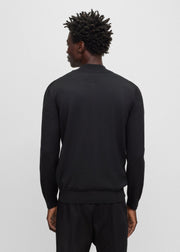 Gilet BOSS noir en laine