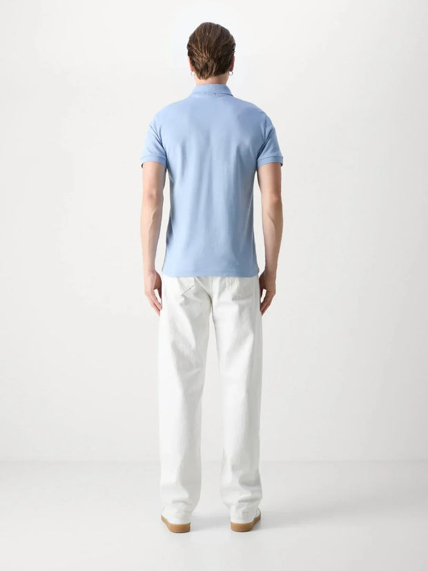 Polo BOSS ajusté bleu