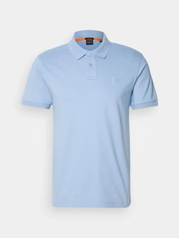 Polo BOSS ajusté bleu