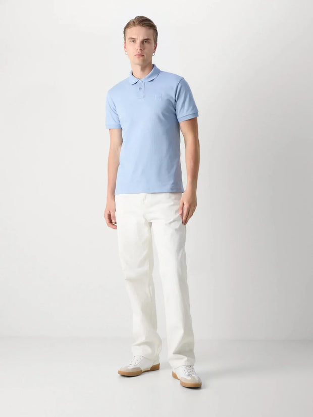 Polo BOSS ajusté bleu