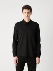 Polo manches longues BOSS noir